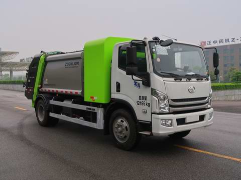 跃进纯电动压缩式垃圾车 杭州垃圾车4开头是哪个城区