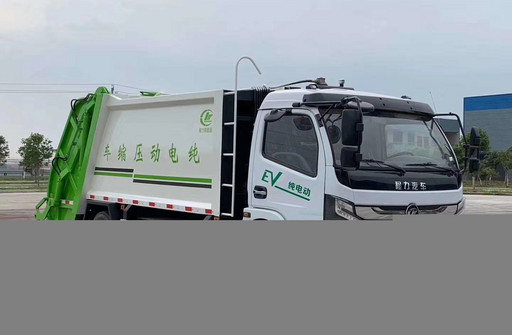 新能源纯电动8方压缩式垃圾车图片
