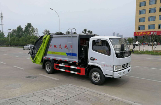 安徽六安定购的东风6方压缩式垃圾车图片