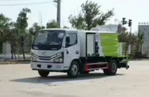 东风国六5吨蓝牌喷洒降尘雾炮车