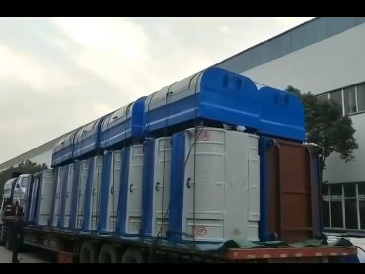 3辆长安勾臂垃圾车+30个垃圾箱发往美丽的西藏视频 (2593播放)