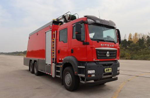 捷达消防牌SJD5280TXFBP200/DXSDA型泵浦消防车