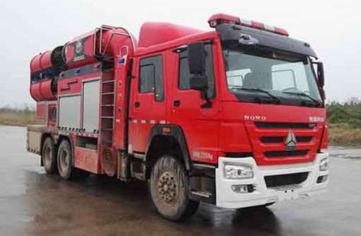 银河牌BX5230TXFPY139/HW5型排烟消防车