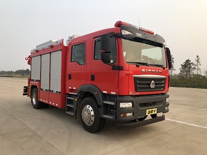 捷达消防牌SJD5141TXFJY130/SDA型抢险救援消防车