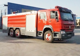 润泰牌RT5280GXFPM120/H型泡沫消防车