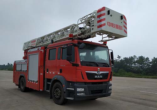 中联牌ZLF5170JXFYT25型云梯消防车
