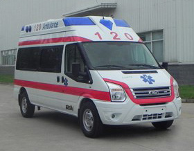 江铃全顺牌JX5049XJHMKA型救护车