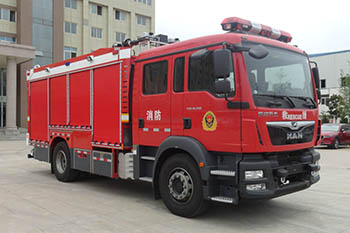 银河牌BX5170GXFPM50/M5型泡沫消防车