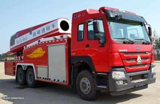 润泰牌RT5260GXFWP60/H型涡喷消防车