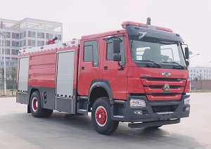 润泰牌RT5200GXFSG80/H型水罐消防车