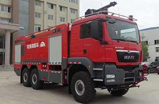 银河牌BX5280GXFJX100/M5型机场消防车