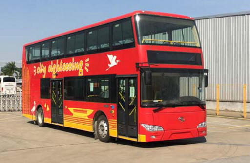 金龙牌XMQ6108SGBEVL型纯电动双层城市客车