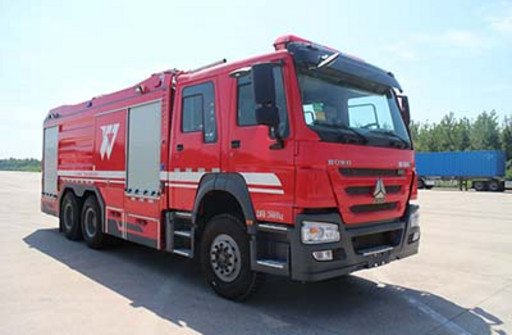 银河牌BX5270GXFGL100/HW5型干粉水联用消防车