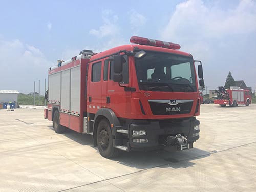 川消牌SXF5161TXFHJ180型化学救援消防车