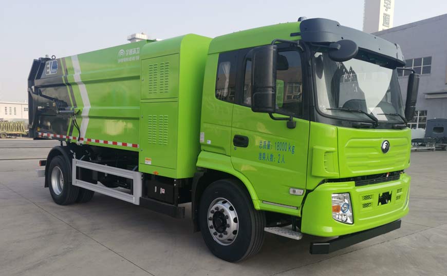 宇通牌YTZ5180ZLJD0BEV型纯电动自卸式垃圾车