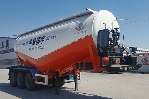 中豫国宇牌ZGY9400GXHA型下灰半挂车