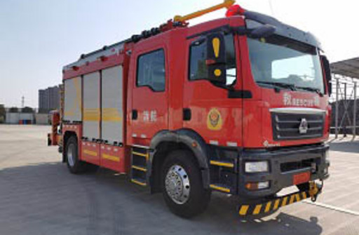 捷达消防牌SJD5181TXFJY130/SDA型抢险救援消防车