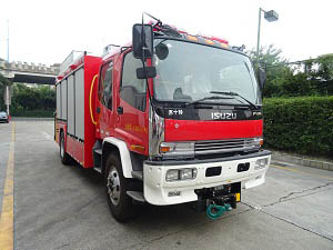 捷达消防牌SJD5145TXFJY75/WSA型抢险救援消防车