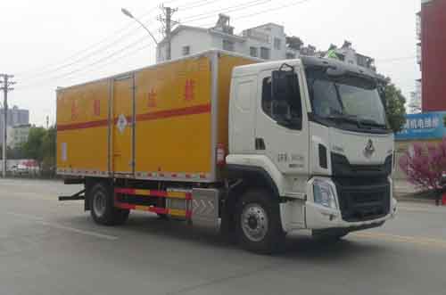 华通牌HCQ5187XDQLZ6型毒性气体厢式运输车