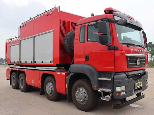 振翔股份牌ZXT5280TXFBP400/F6型泵浦消防车