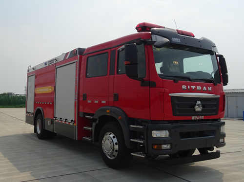 五岳牌TAZ5195GXFAP80型压缩空气泡沫消防车