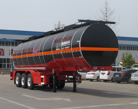 盛润牌SKW9400GRYT型易燃液体罐式运输半挂车