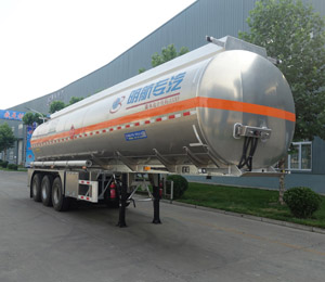 明航牌ZPS9409GRYA型铝合金易燃液体罐式运输半挂车