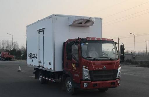 豪沃牌ZZ5047XLCC3314E145型冷藏车