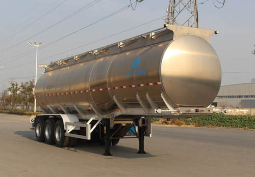 开乐牌AKL9405GYS型铝合金液态食品运输半挂车