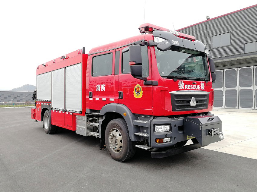 威速龙牌LCG5160TXFJY120/SI型抢险救援消防车
