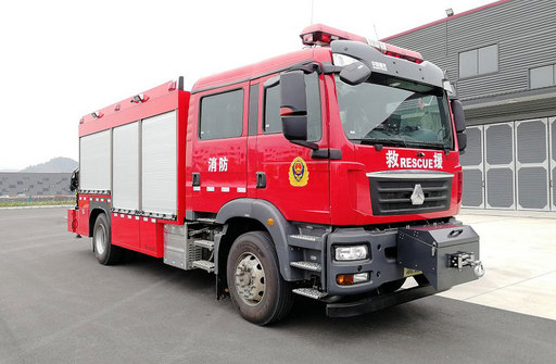 威速龙牌LCG5160TXFJY120/SI型抢险救援消防车