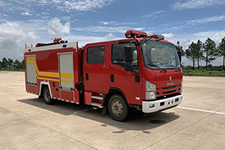 汉江牌HXF5100GXFSG35/QLVI型水罐消防车