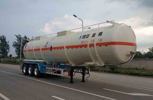 陕汽牌SHN9400GRYP462型易燃液体罐式运输半挂车