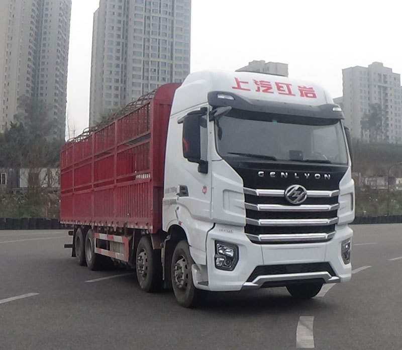 红岩牌CQ5317CCYSV11446型仓栅式运输车