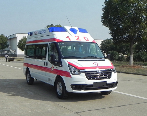 江铃全顺牌JX5048XJHMK6-H型救护车